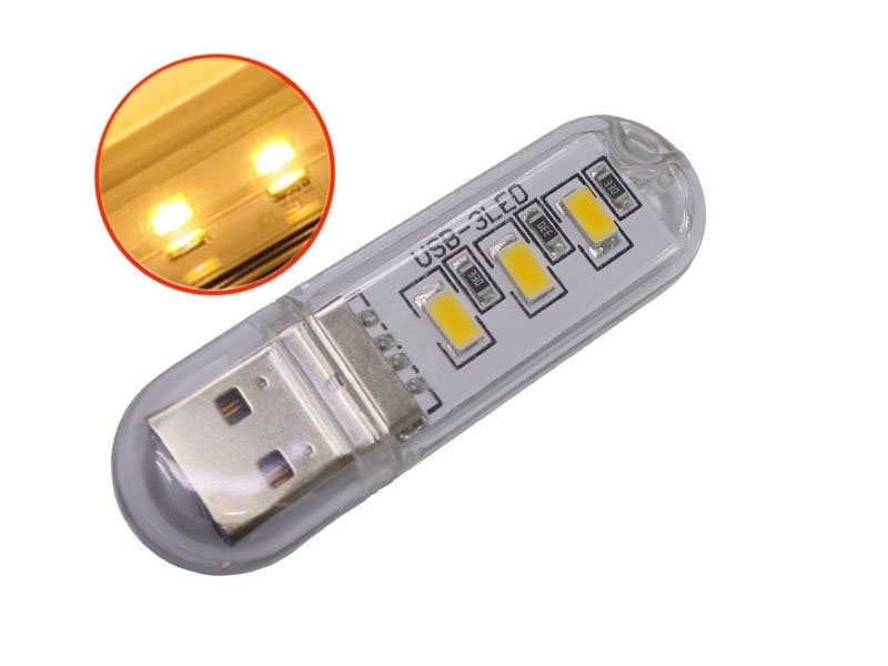 USB-5730-3燈 暖白光 DC5V